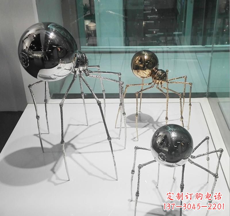绵阳不锈钢蜘蛛侠雕塑
