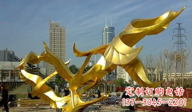 绵阳不锈钢大雁雕塑——一件传承中华文化的艺术杰作