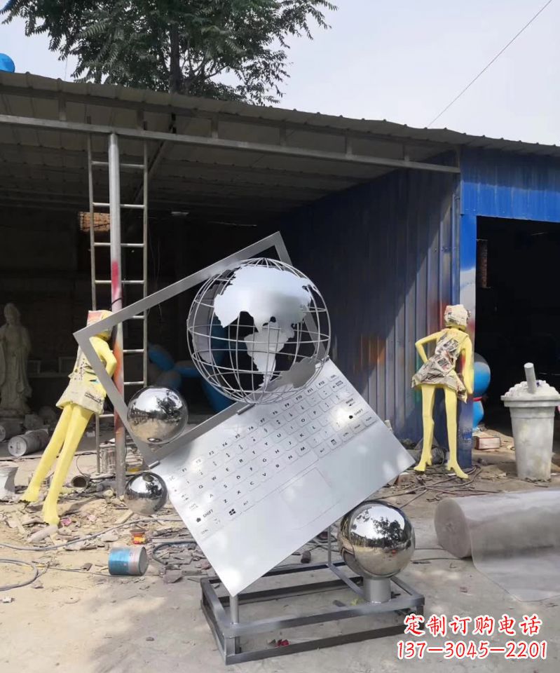 绵阳不锈钢地球雕塑艺术与科技的完美结合