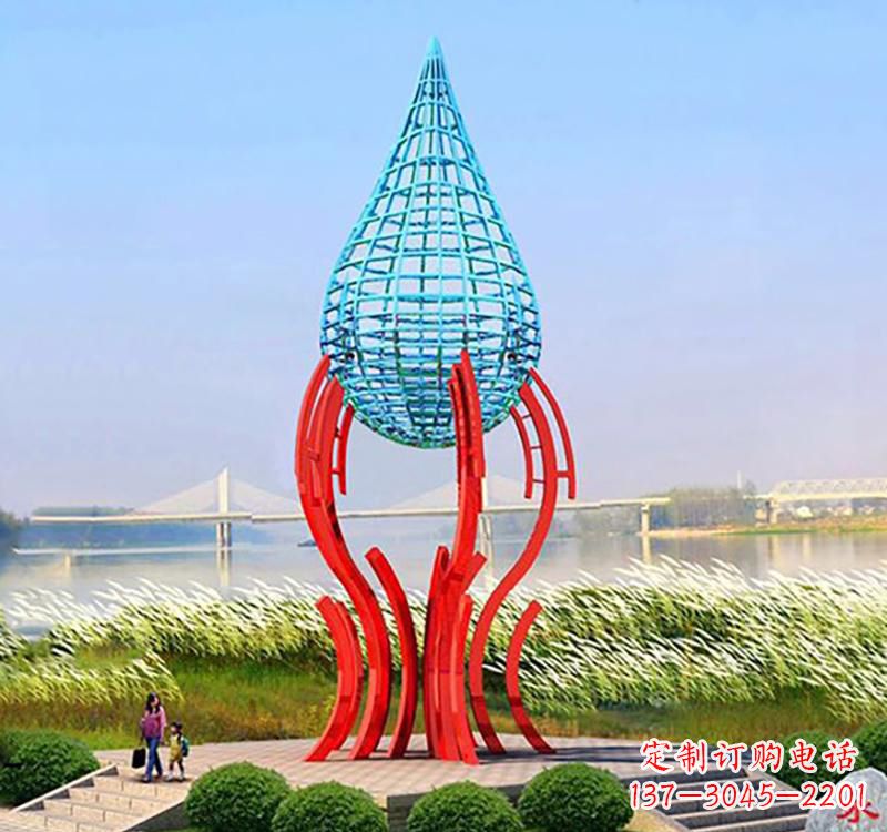 绵阳不锈钢灯泡雕塑灯光点亮美好生活