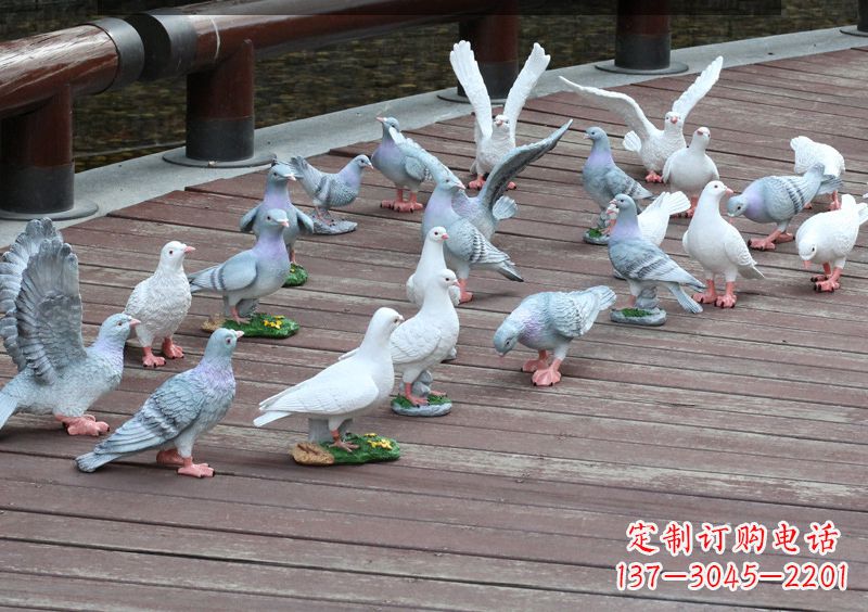 绵阳精致的不锈钢鸽子雕塑