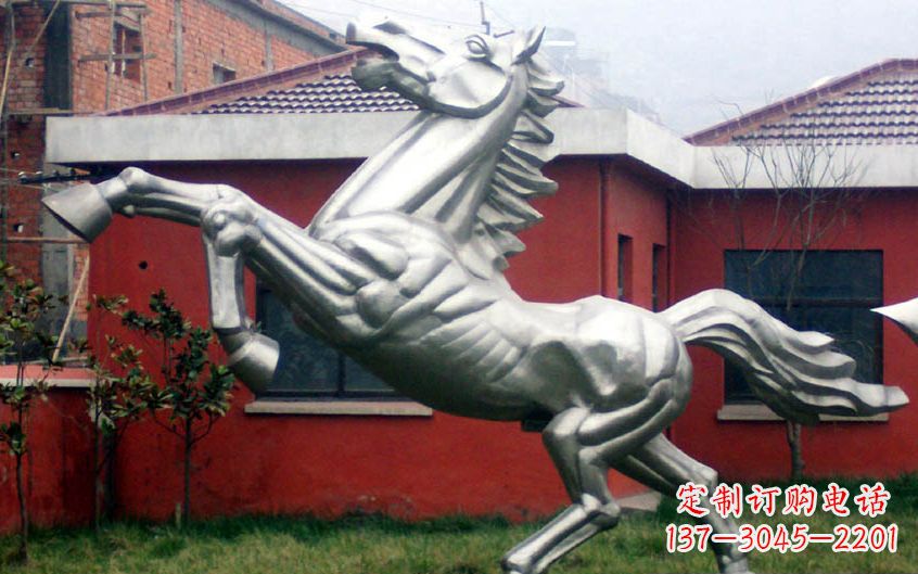 绵阳不锈钢奔马雕塑令人叹为观止的艺术杰作