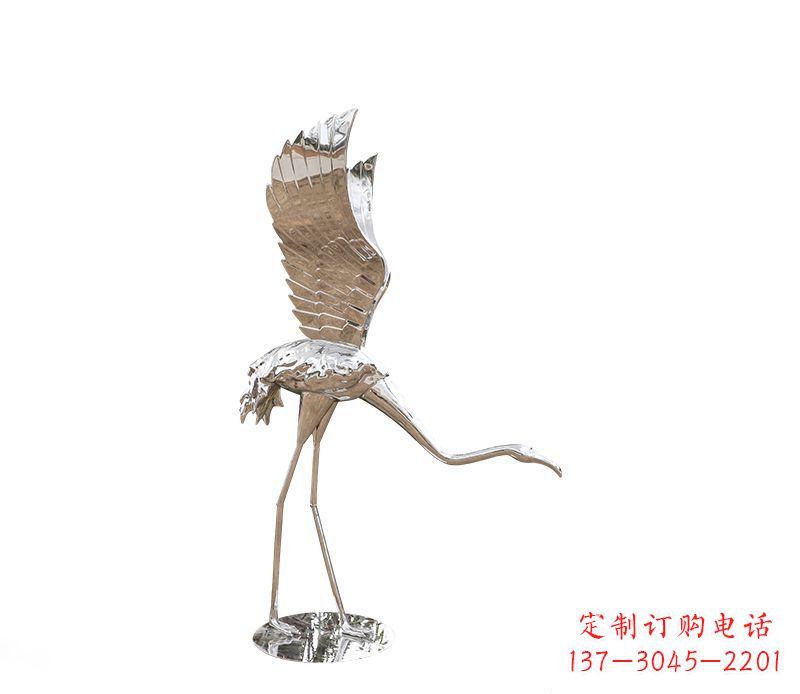 绵阳不锈钢火烈鸟雕塑灿烂耀眼的艺术之作