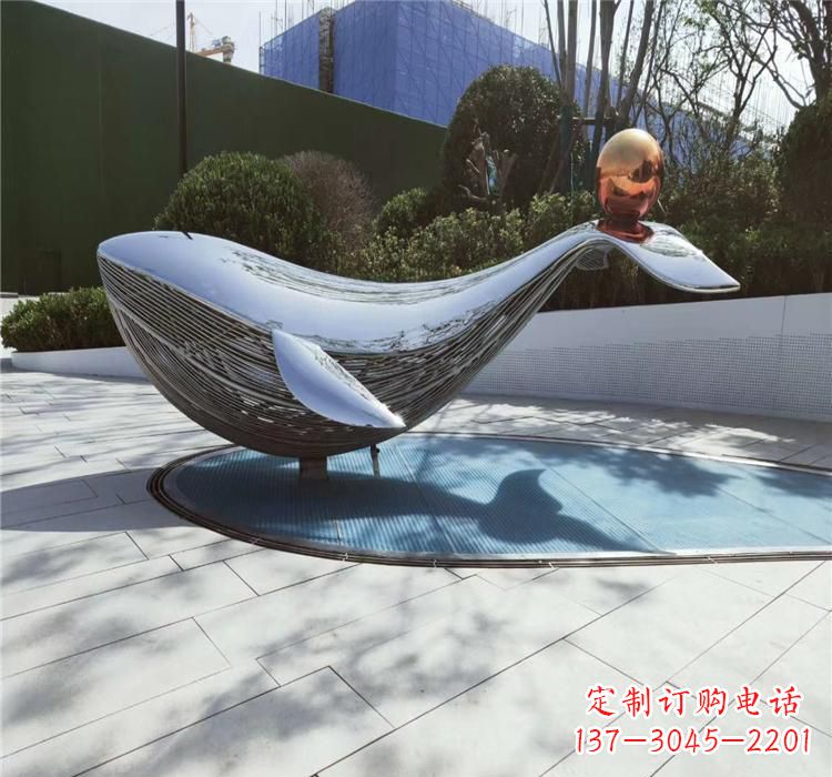 绵阳不锈钢海豚雕塑艺术与科技的完美结合