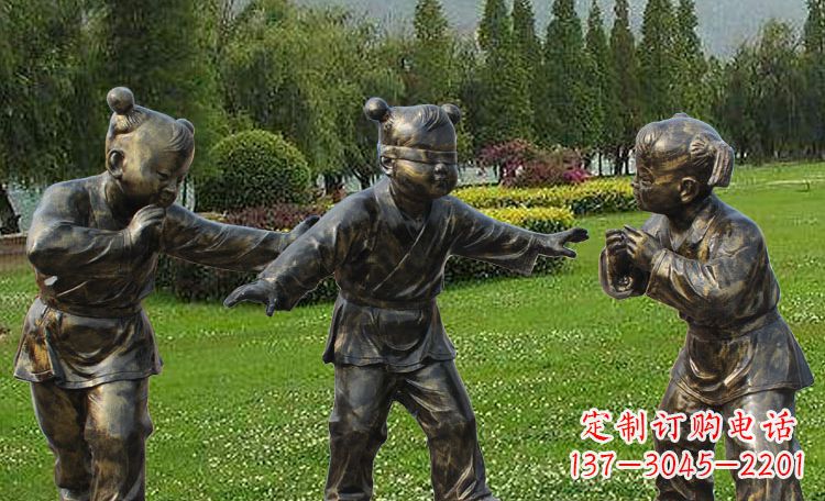 绵阳儿童的心灵世界——不锈钢儿童雕塑