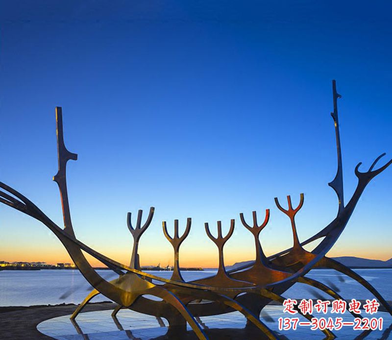 绵阳帆船雕塑精致的海洋艺术品