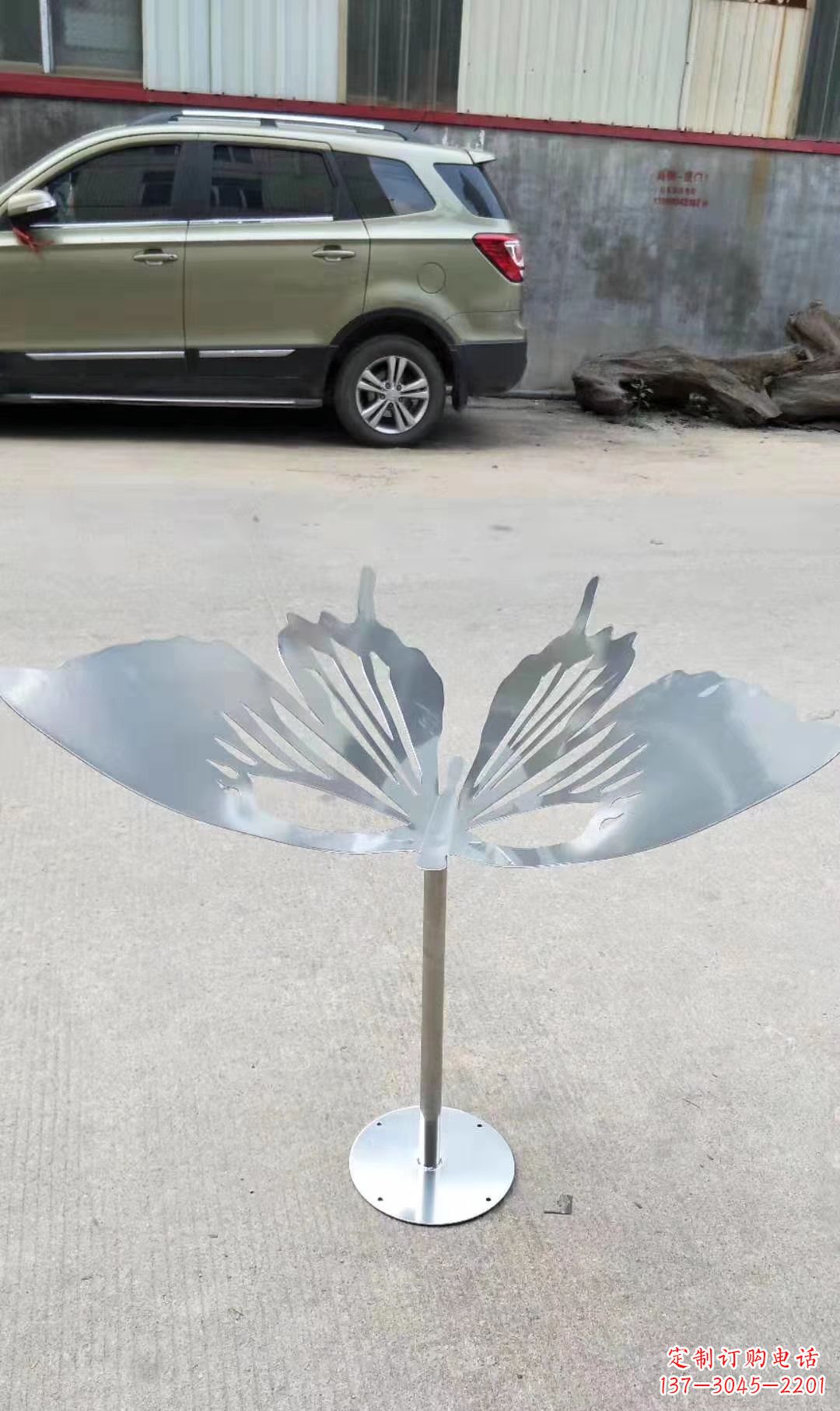 绵阳绚丽精美的不锈钢蝴蝶雕塑