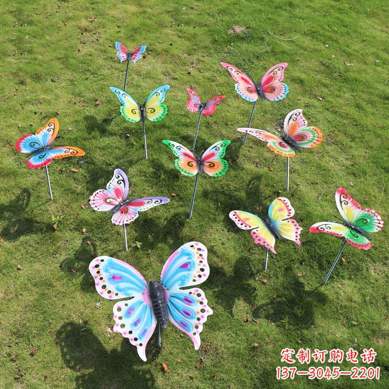 绵阳不锈钢仿真蝴蝶雕塑——精致的自然美