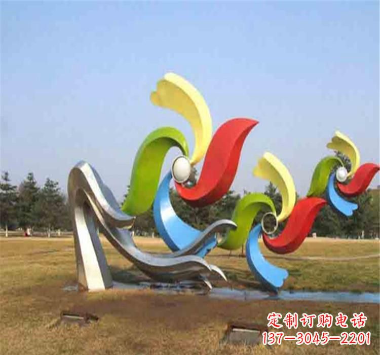 绵阳不锈钢风车雕塑绚丽多彩的艺术精品