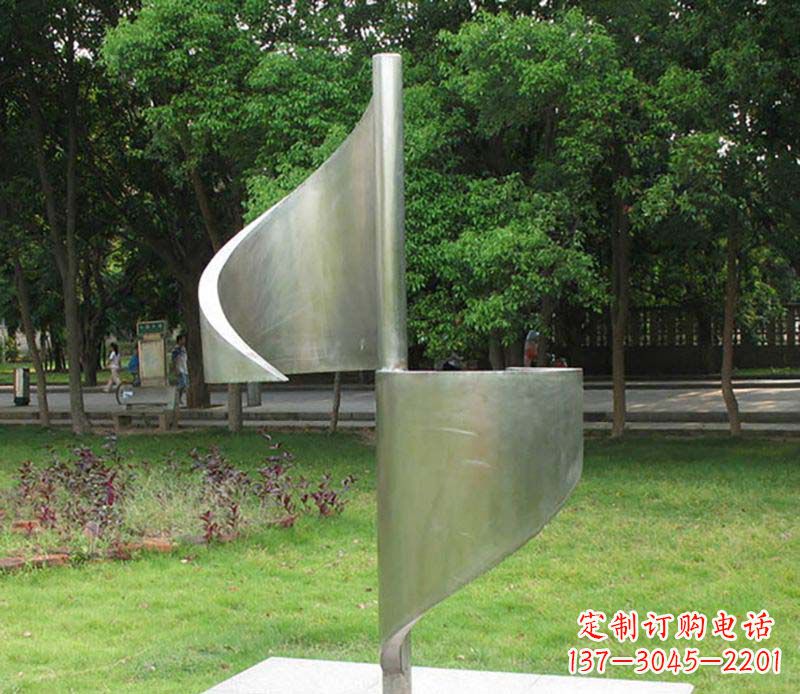 绵阳精美不锈钢风车雕塑