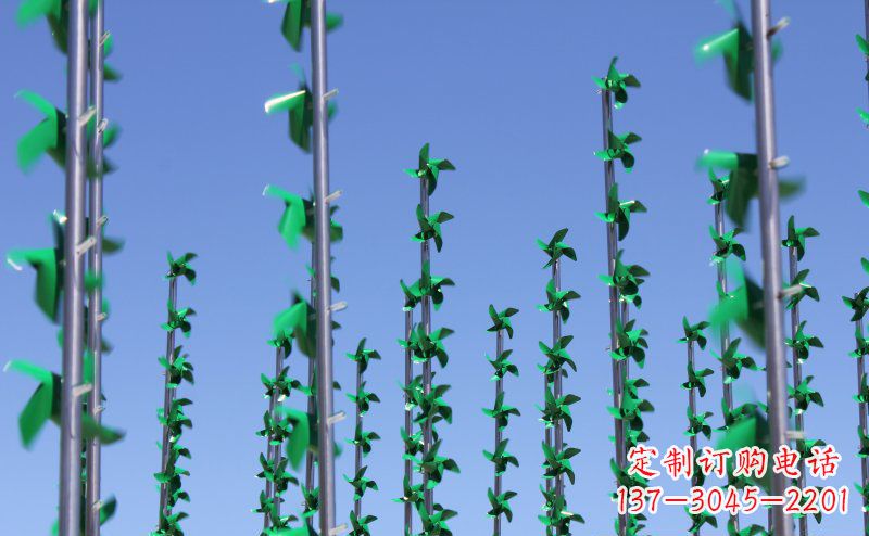 绵阳不锈钢风车雕塑灵动而又精致