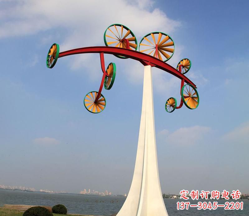 绵阳不锈钢风车雕塑艺术美学的完美结合