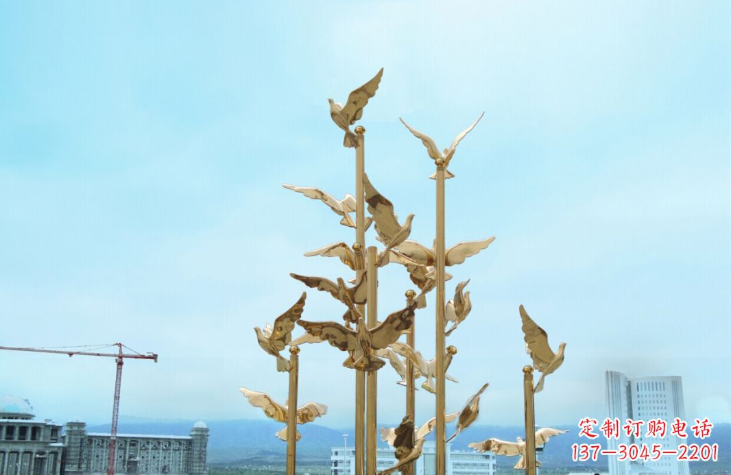 绵阳鸽子雕塑,传承着美好的历史