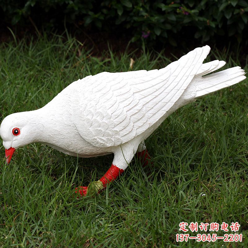 绵阳精致的不锈钢鸽子雕塑