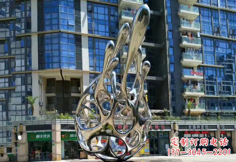 绵阳不锈钢龙雕塑——象征着力量与灵气