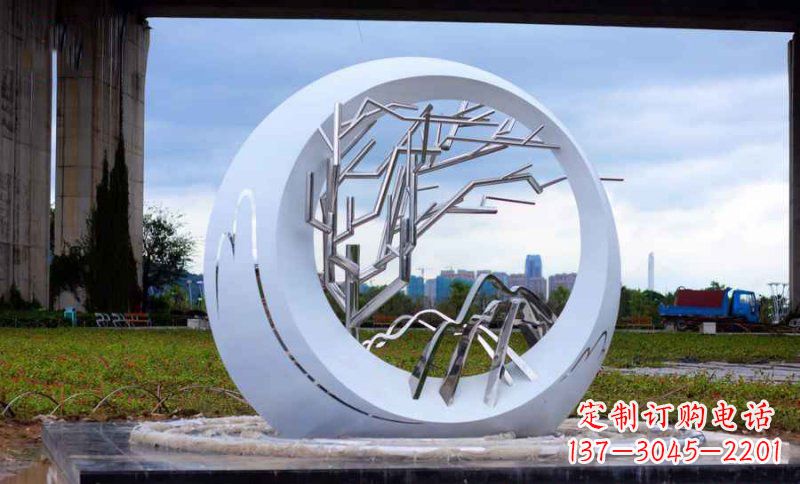 绵阳不锈钢树枝雕塑艺术与环保的完美结合