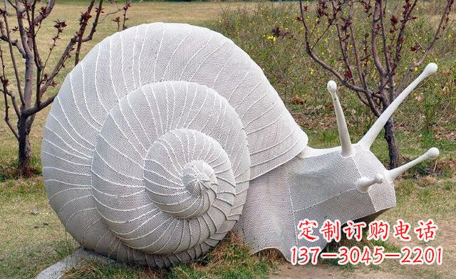 绵阳不锈钢蜗牛雕塑——让艺术与自然相结合