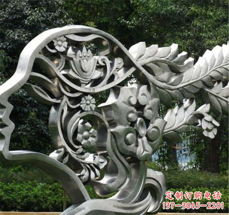 绵阳不锈钢雕塑美丽的象征
