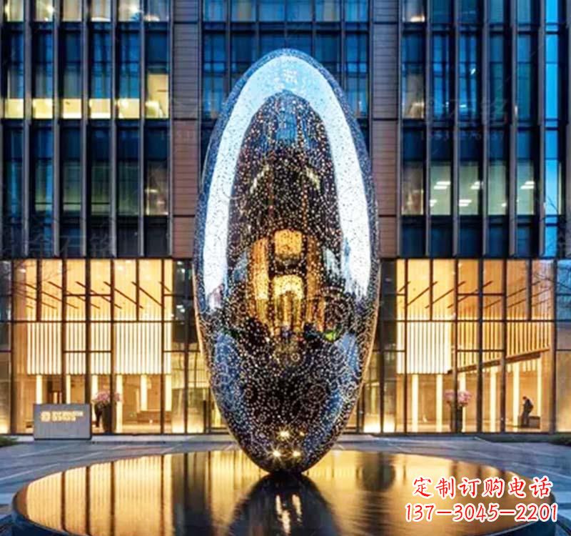 绵阳不锈钢圆环雕塑抽象艺术的完美诠释