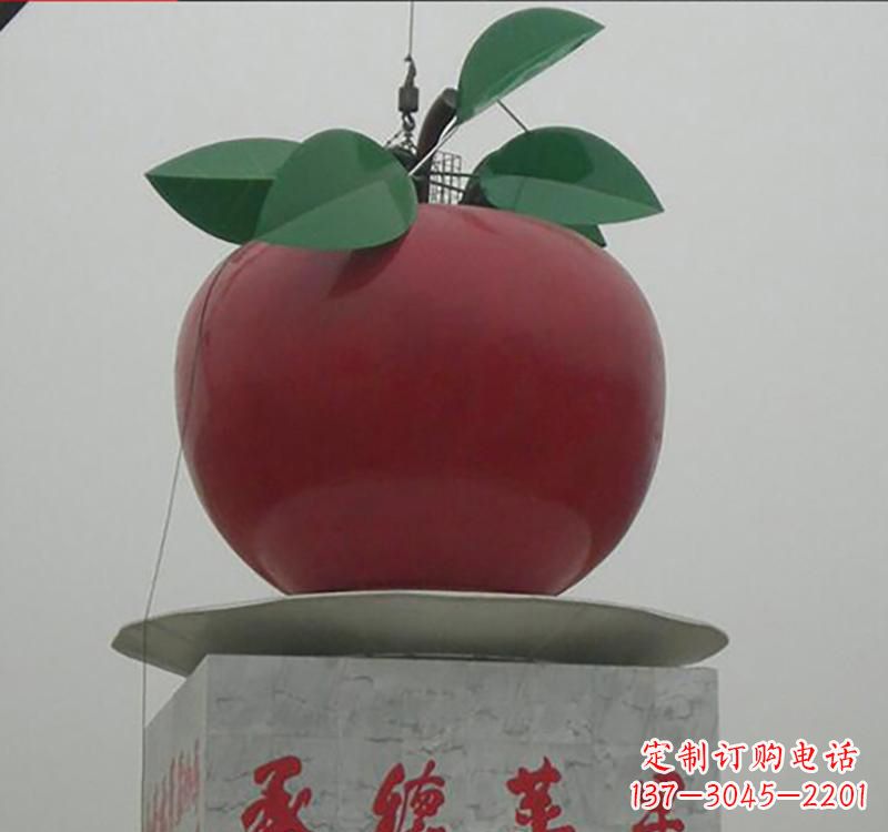 绵阳不锈钢苹果雕塑一件充满艺术气息的作品