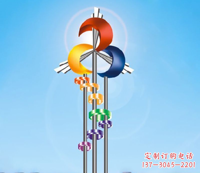 绵阳不锈钢风车雕塑精美的艺术之作