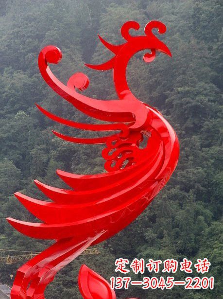 绵阳不锈钢凤凰雕塑一次精美的艺术体验