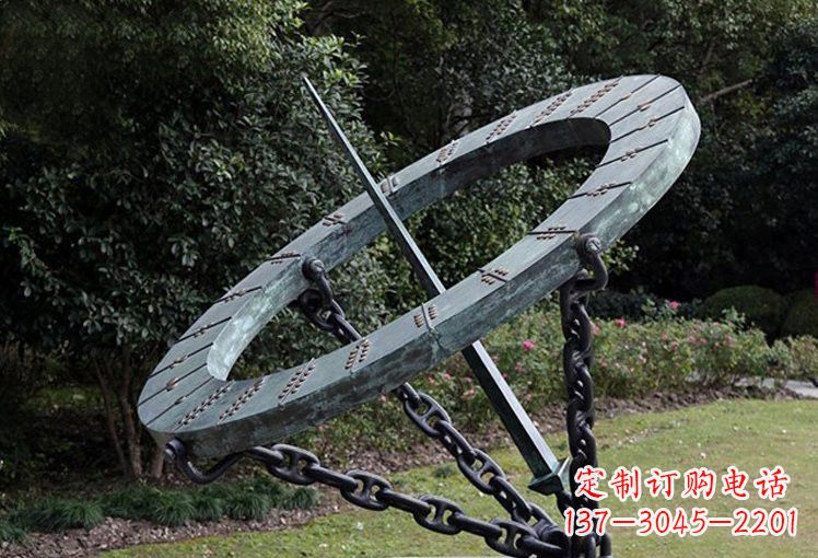 绵阳不锈钢日晷雕塑精致的艺术符号