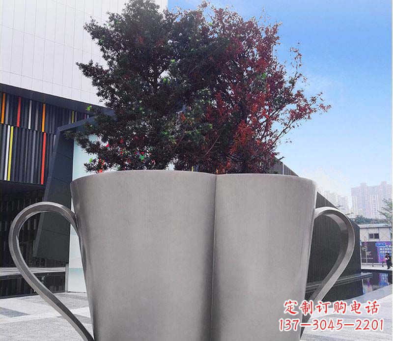 绵阳不锈钢花盆雕塑美观耐用