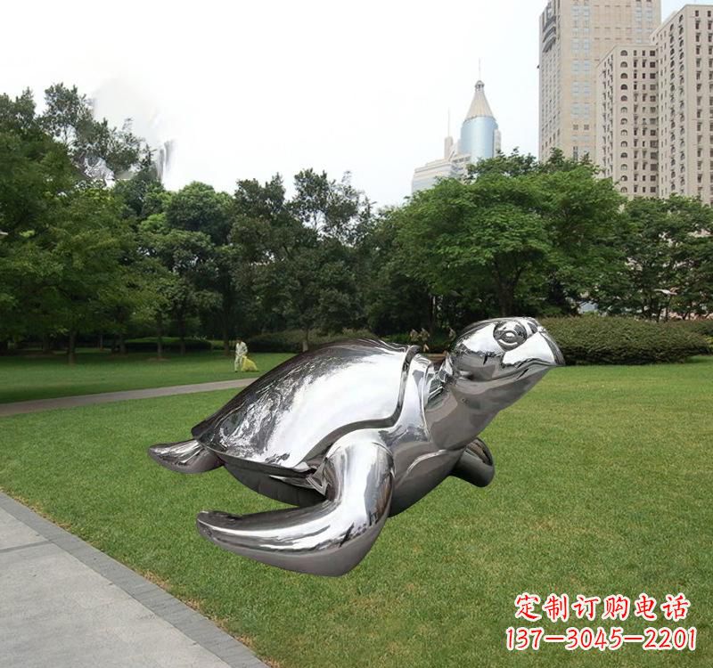 绵阳不锈钢海龟雕塑传承海洋文化的象征