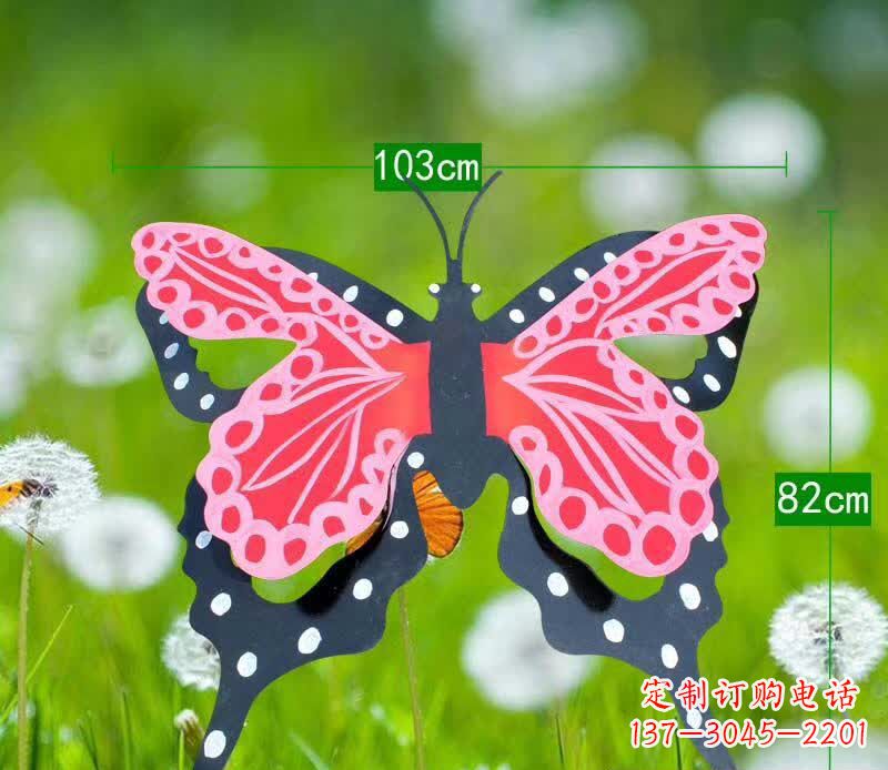 绵阳不锈钢蝴蝶园林雕塑艺术的精灵