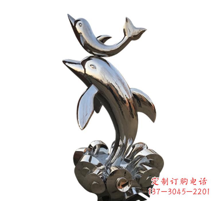 绵阳海豚雕塑艺术与自然的完美结合