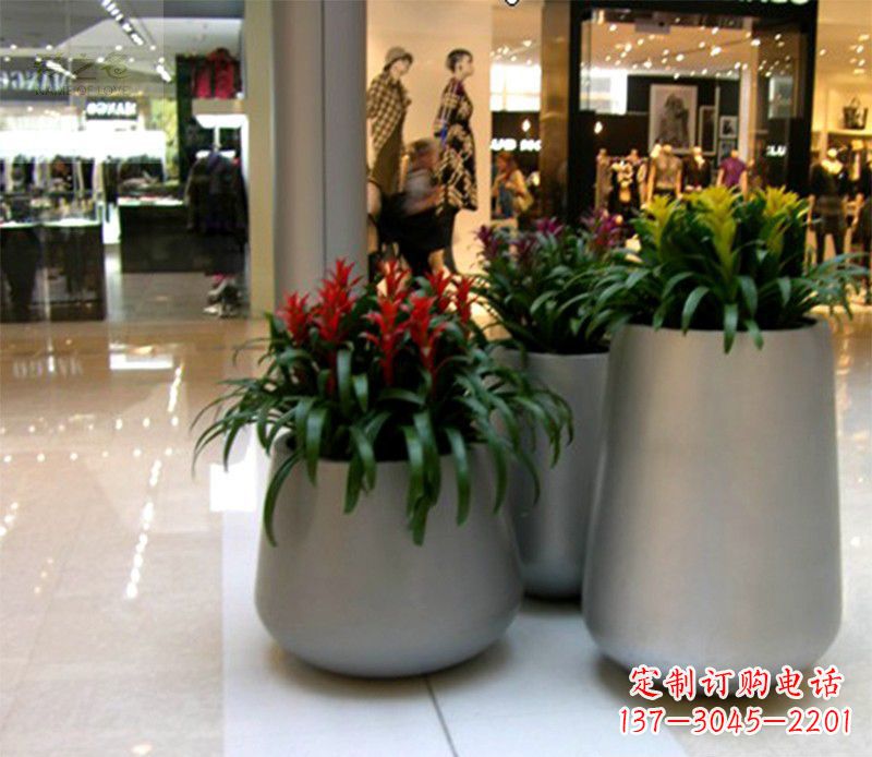 绵阳不锈钢花盆雕塑精美绝伦