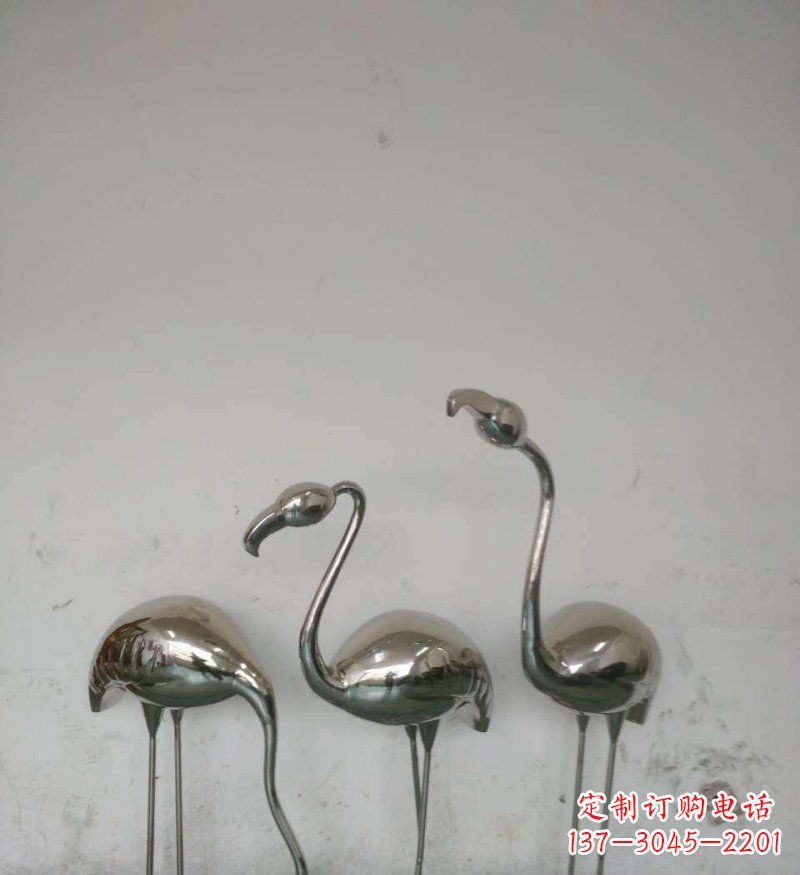 绵阳不锈钢火烈鸟雕塑把自然之美带入公园