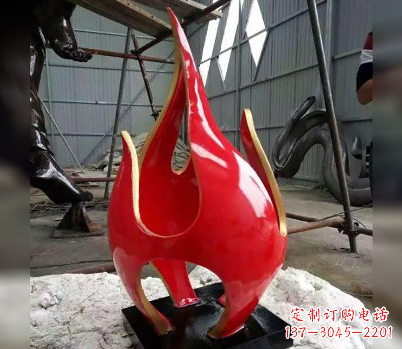 绵阳不锈钢火龙果雕塑传承传统文化的艺术品