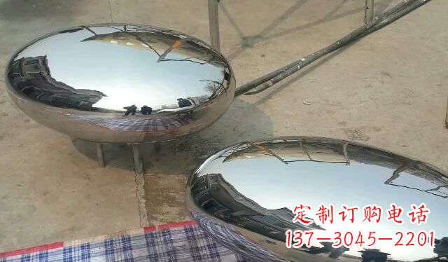 绵阳不锈钢鸡蛋雕塑精美的艺术作品