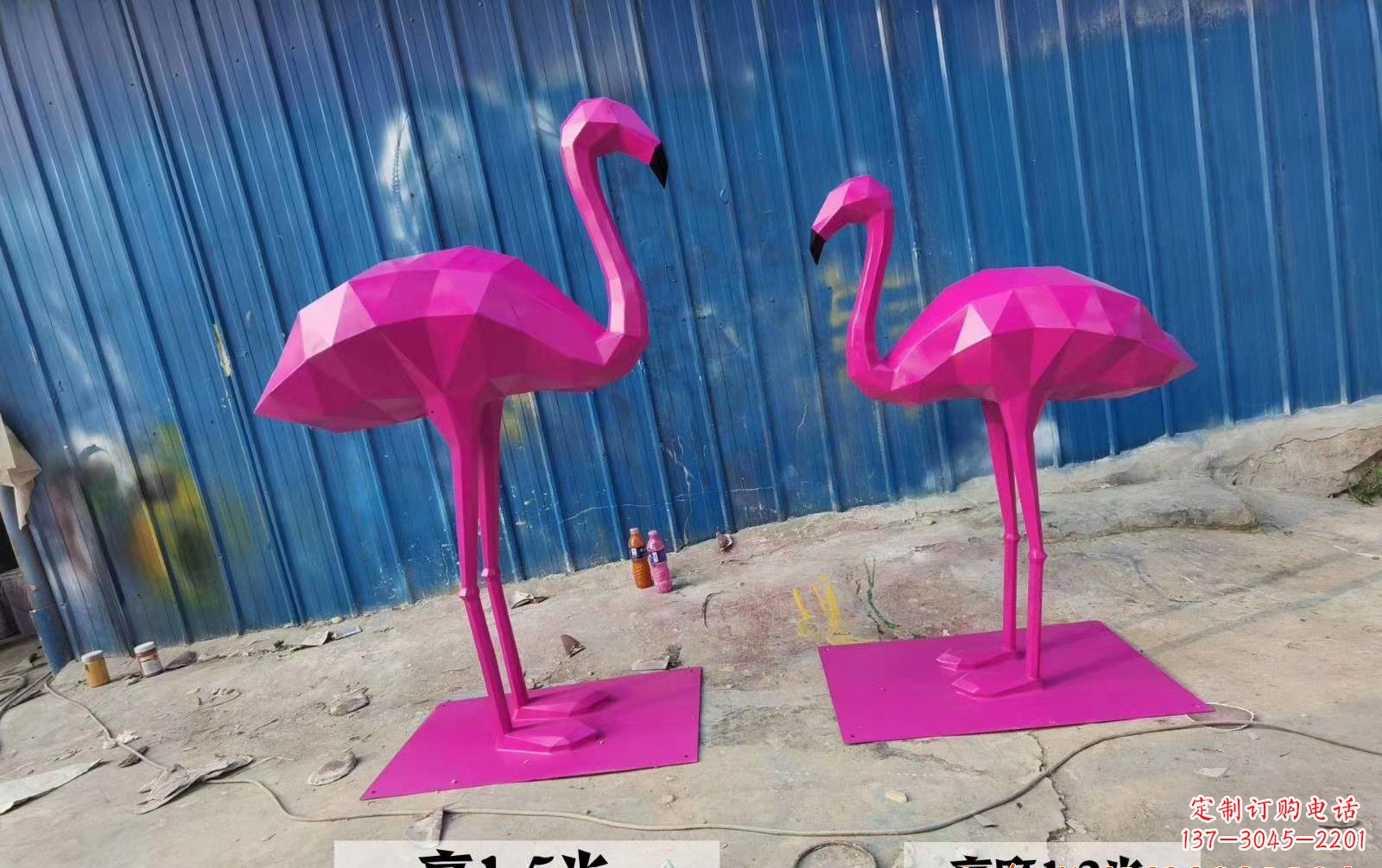 绵阳不锈钢火烈鸟雕塑精美绝伦