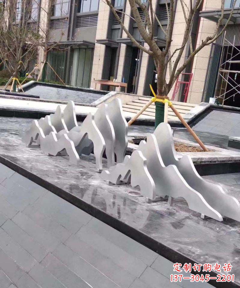 绵阳不锈钢假山雕塑精美外观,美化环境