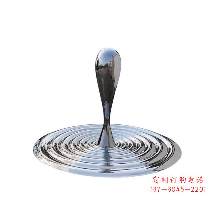 绵阳不锈钢景区水滴雕塑精美绝伦
