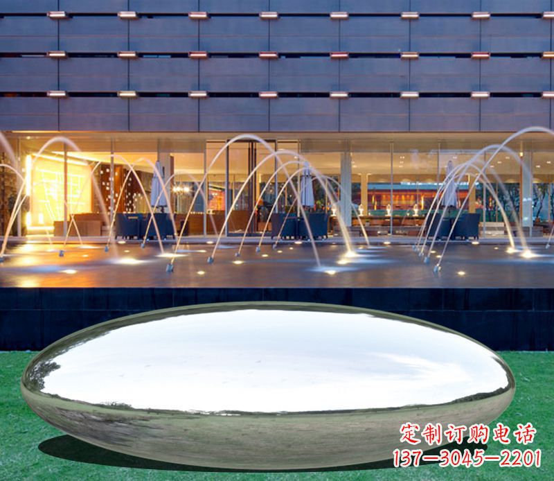绵阳不锈钢镜面鹅卵石雕塑