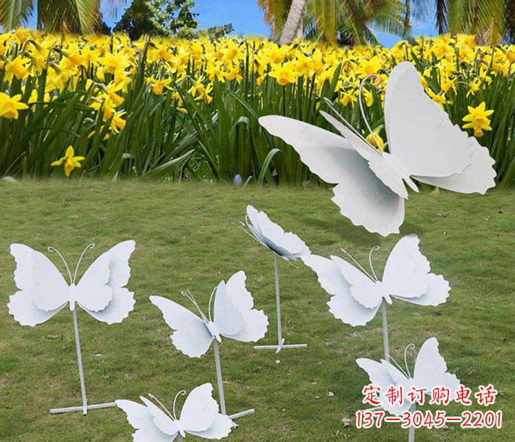 绵阳不锈钢镜面蝴蝶雕塑演绎美丽传奇