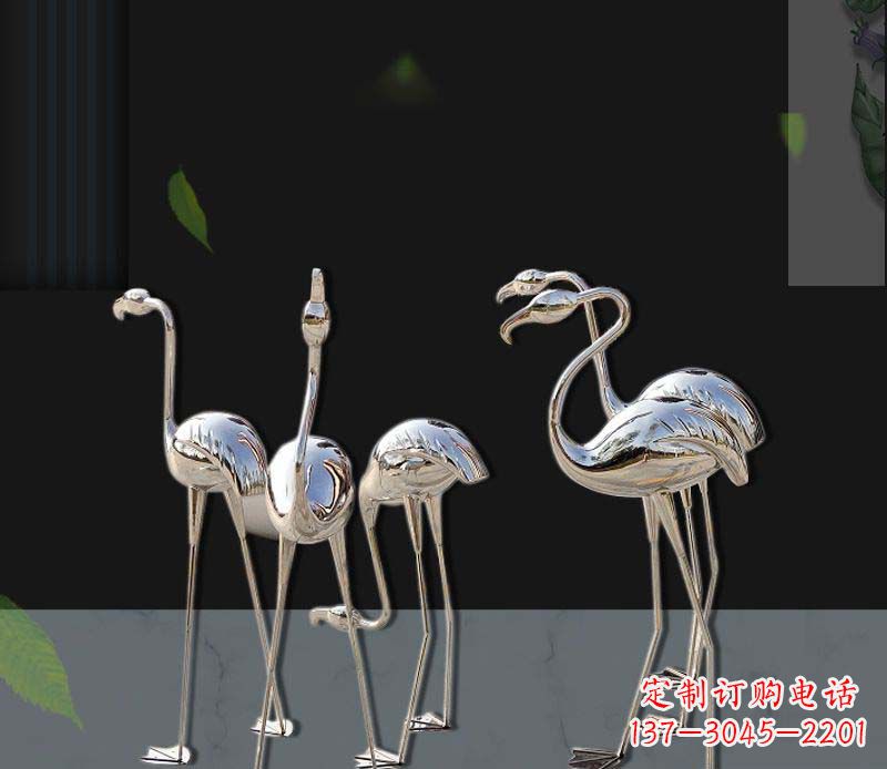 绵阳非凡之美不锈钢火烈鸟雕塑