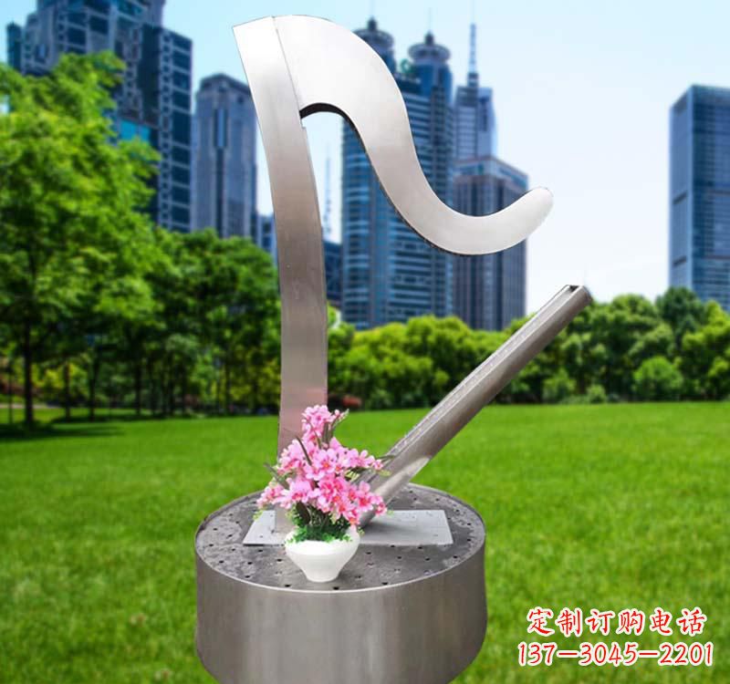 绵阳不锈钢竖琴雕塑艺术的精髓