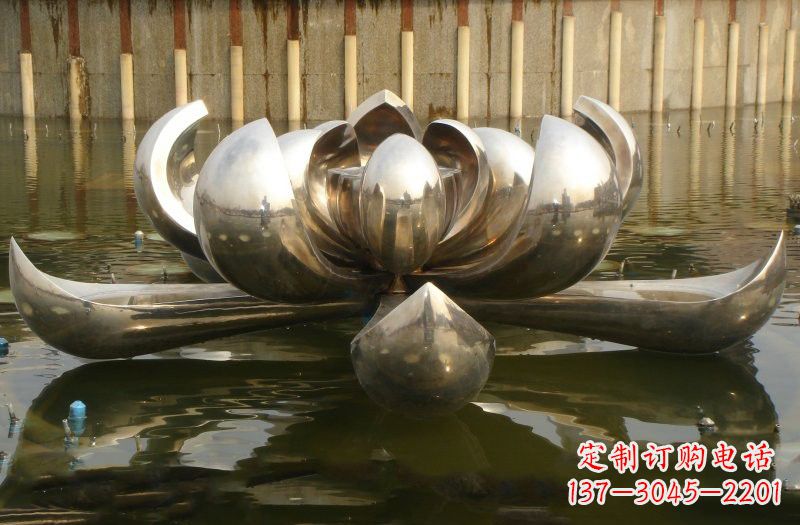 绵阳不锈钢莲花喷泉雕塑艺术精品的传承