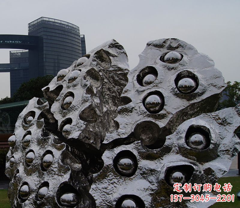 绵阳不锈钢莲蓬雕塑精美绝伦
