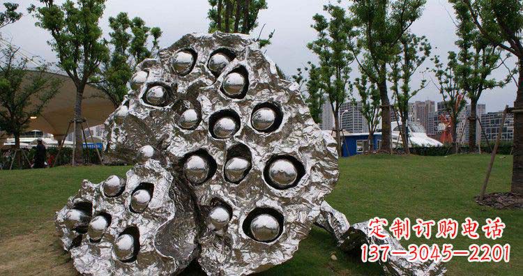 绵阳不锈钢莲蓬精美雕塑铸就华丽景观