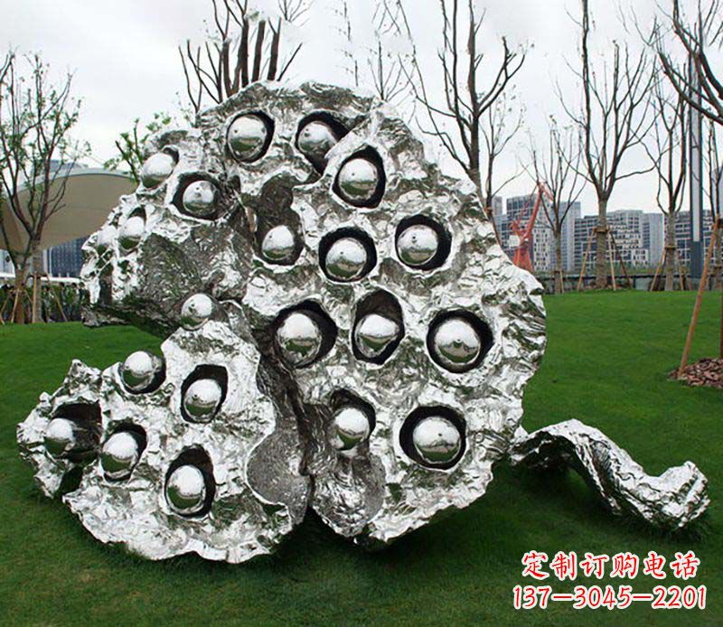 绵阳不锈钢莲蓬雕塑——精美极致的艺术品