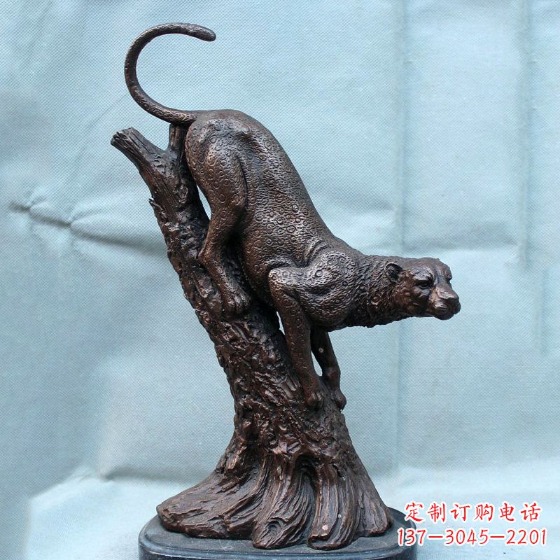 绵阳不锈钢猎豹雕塑经典之美
