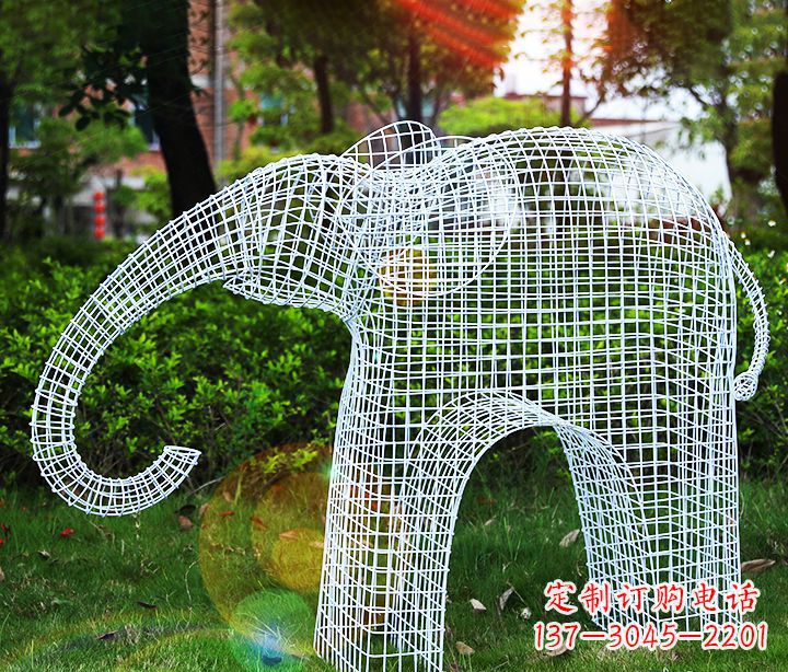 绵阳不锈钢大象雕塑给城市带来美丽的艺术