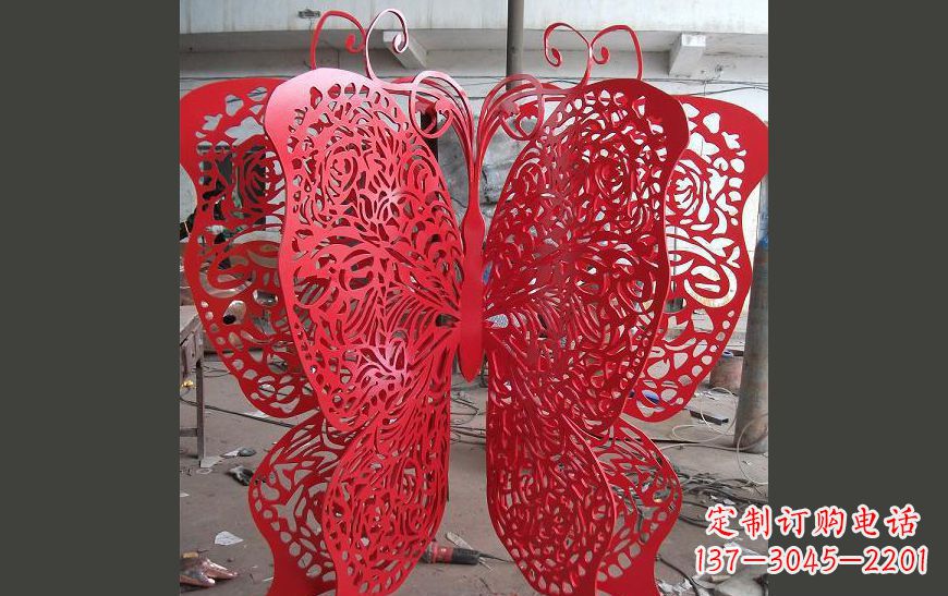 绵阳不锈钢蝴蝶公园景观雕塑