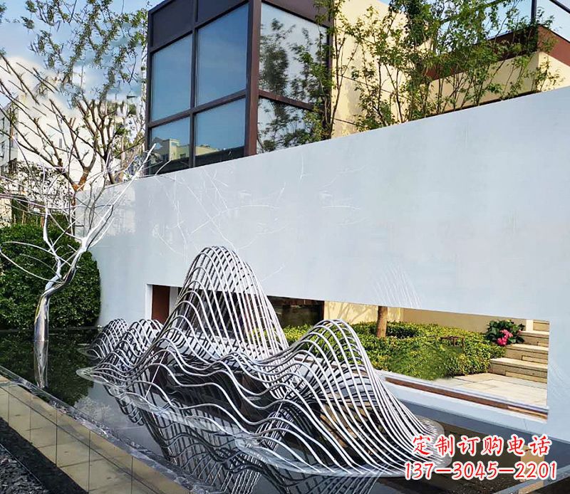 绵阳不锈钢镂空假山雕塑精美外形,细腻工艺